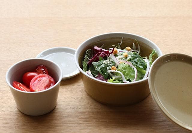 中川政七商店　波佐見焼の保存の器　中鉢　白