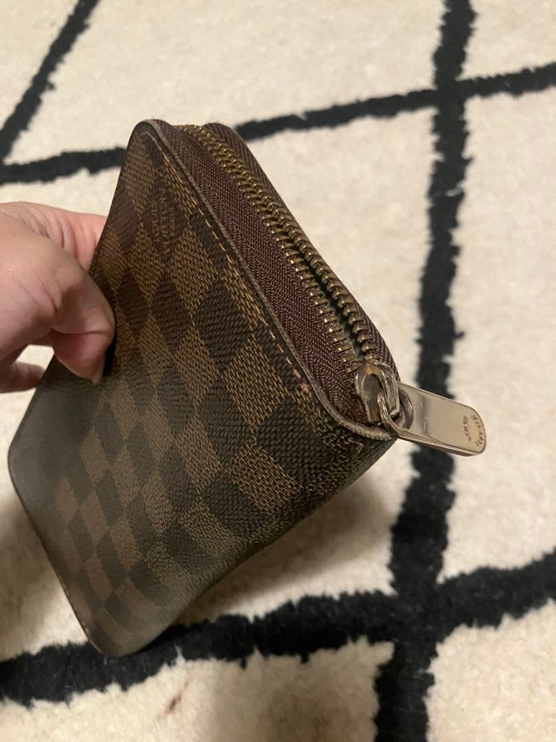 【チャック破損あり】LOUIS VUITTON ルイヴィトン ダミエ柄 長財布
