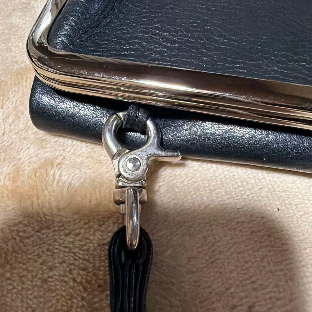 Ys 黒 レザー ケース・長財布 ポーチとしても！【美品】