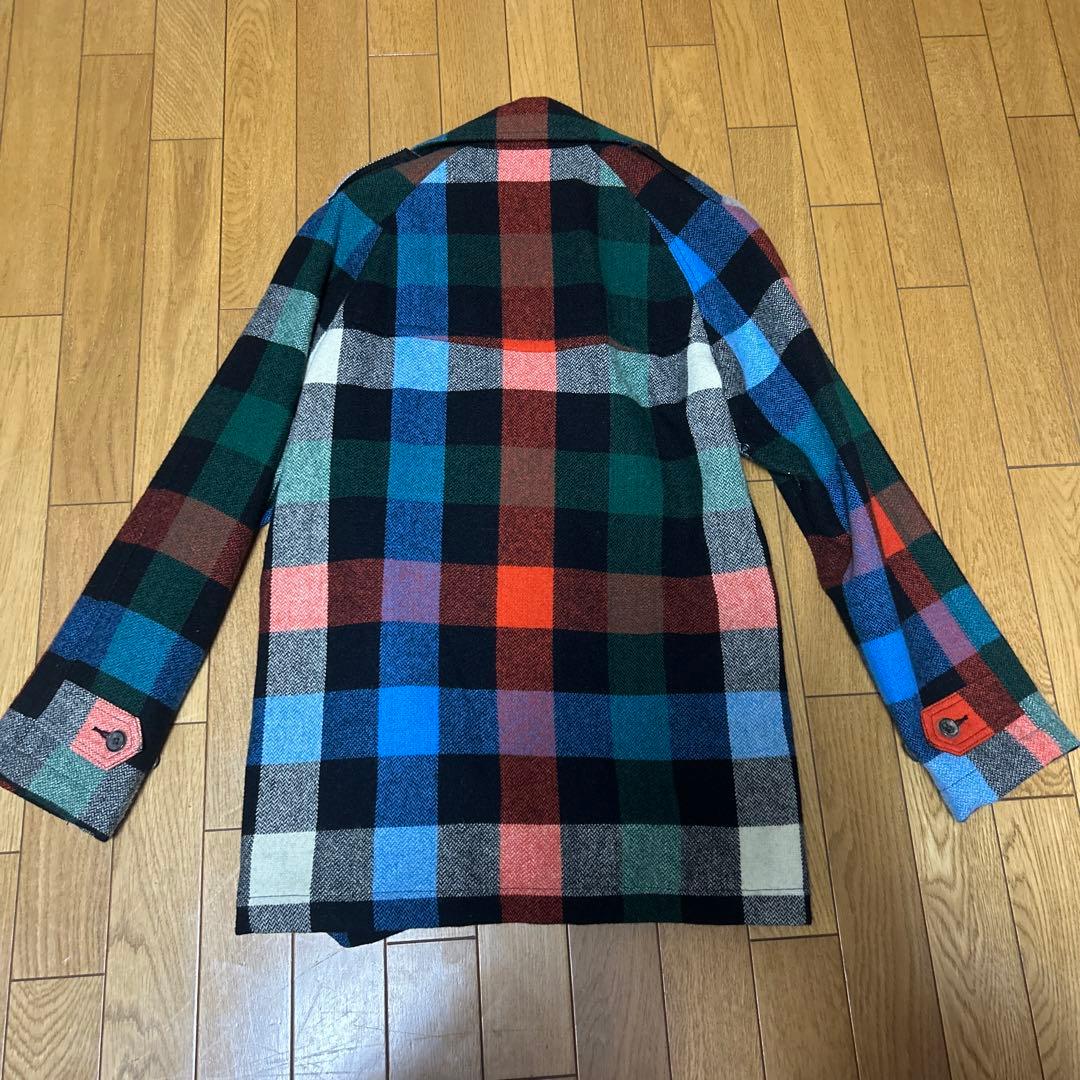 Pherrow’sフェローズ　チェックピーコートジャケット　サイズ38