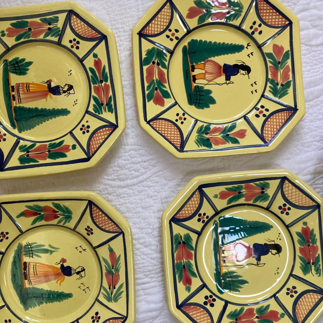 アンリオ　カンペール 6枚と大皿の７点HENRIOT QUIMPER