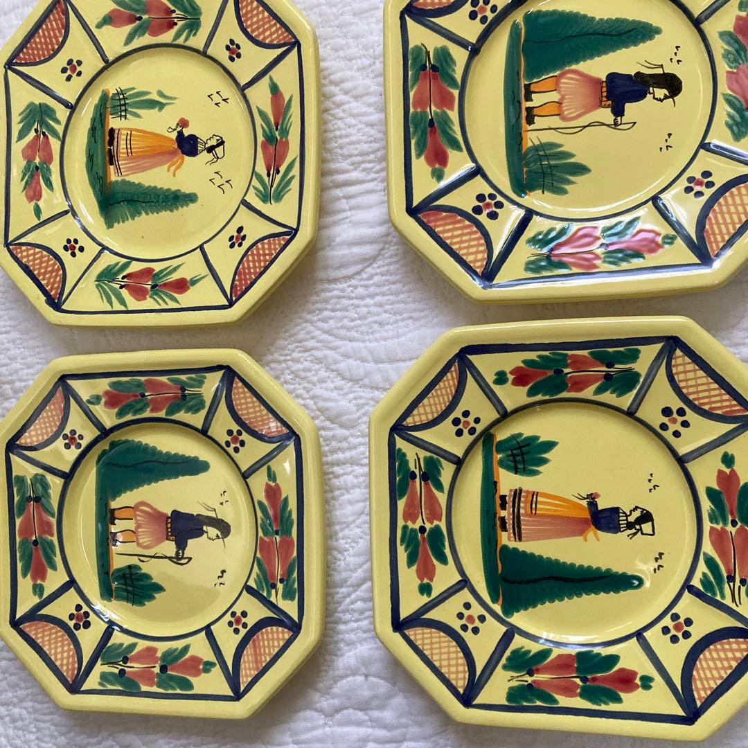 アンリオ　カンペール 6枚と大皿の７点HENRIOT QUIMPER