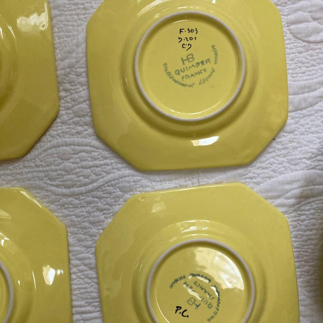 アンリオ　カンペール 6枚と大皿の７点HENRIOT QUIMPER