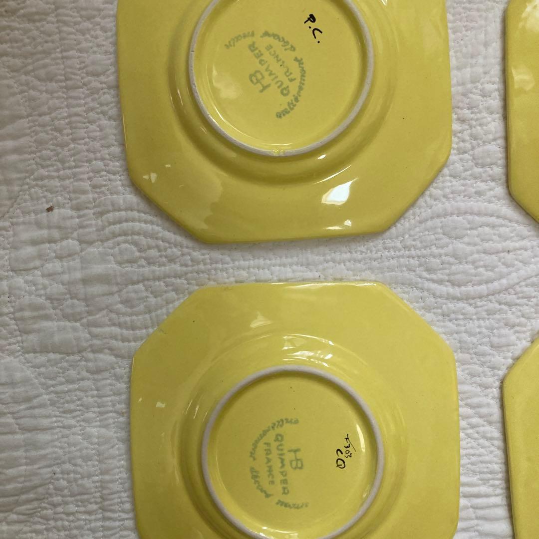 アンリオ　カンペール 6枚と大皿の７点HENRIOT QUIMPER