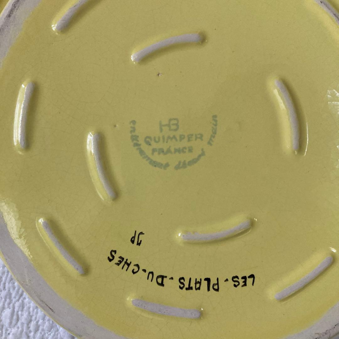 アンリオ　カンペール 6枚と大皿の７点HENRIOT QUIMPER