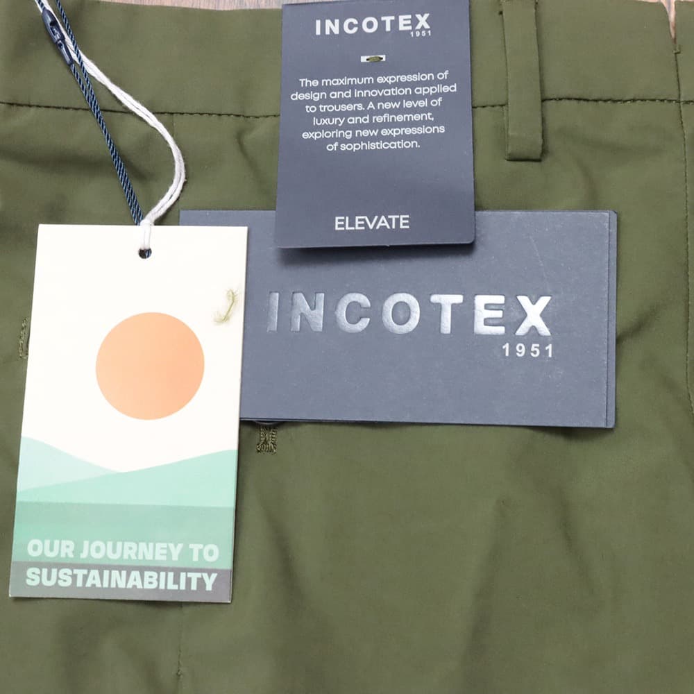 【新品・46サイズ・イタリア発】INCOTEX・綿ポリジョッパーズ パンツ