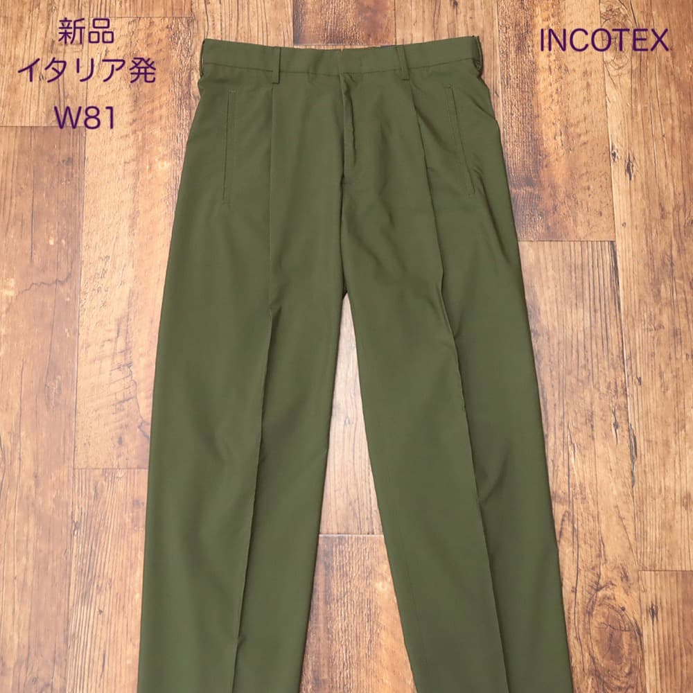 【新品・46サイズ・イタリア発】INCOTEX・綿ポリジョッパーズ パンツ