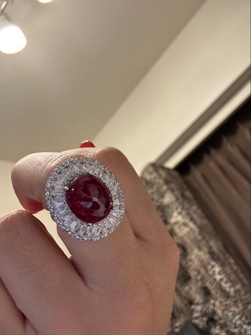 つ*る様 超豪華‼️天然ルビーリングとバングルのセット