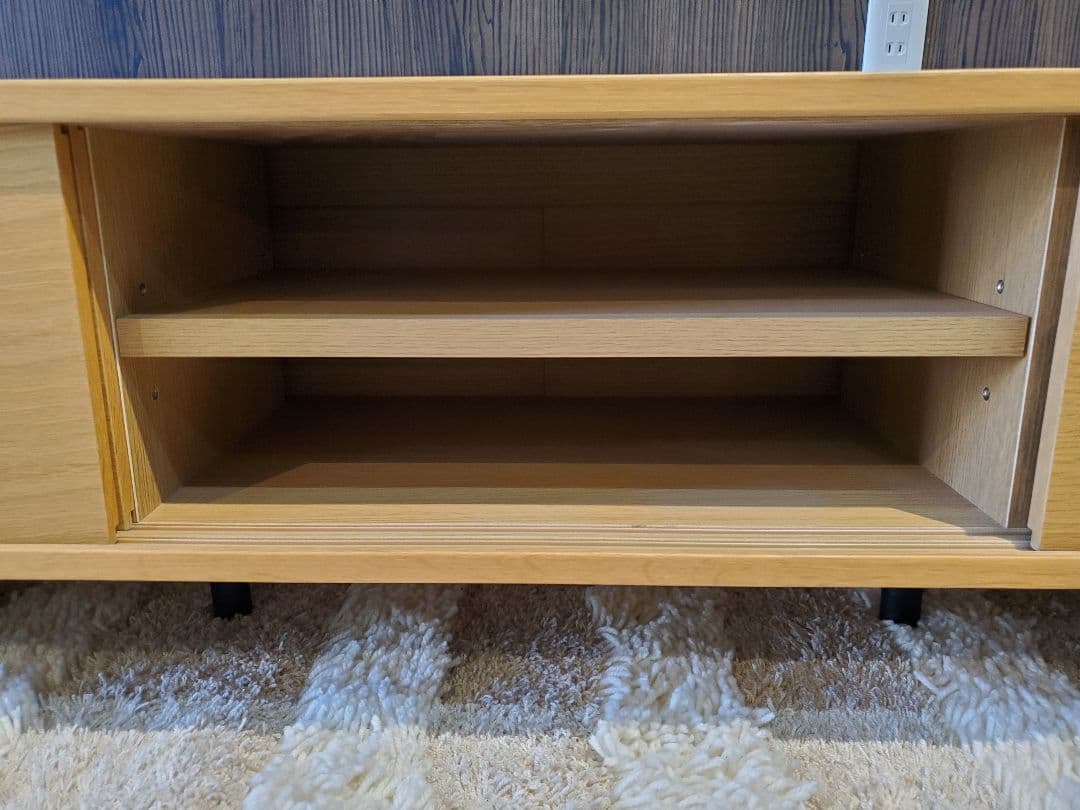 無印良品 オーク材　TVボード　テレビ台　ローボード