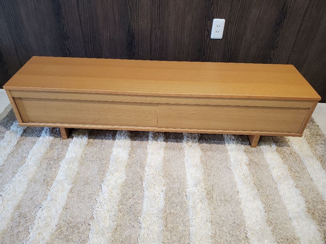 無印良品 オーク材　TVボード　テレビ台　ローボード