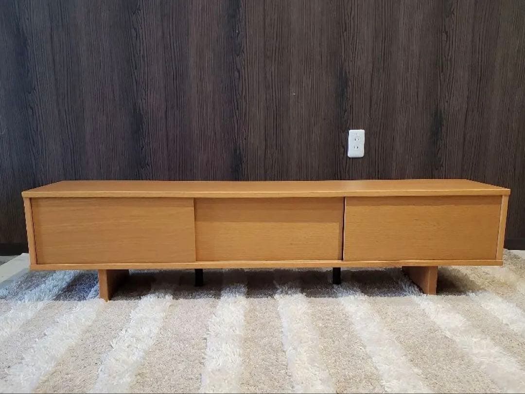 無印良品 オーク材　TVボード　テレビ台　ローボード