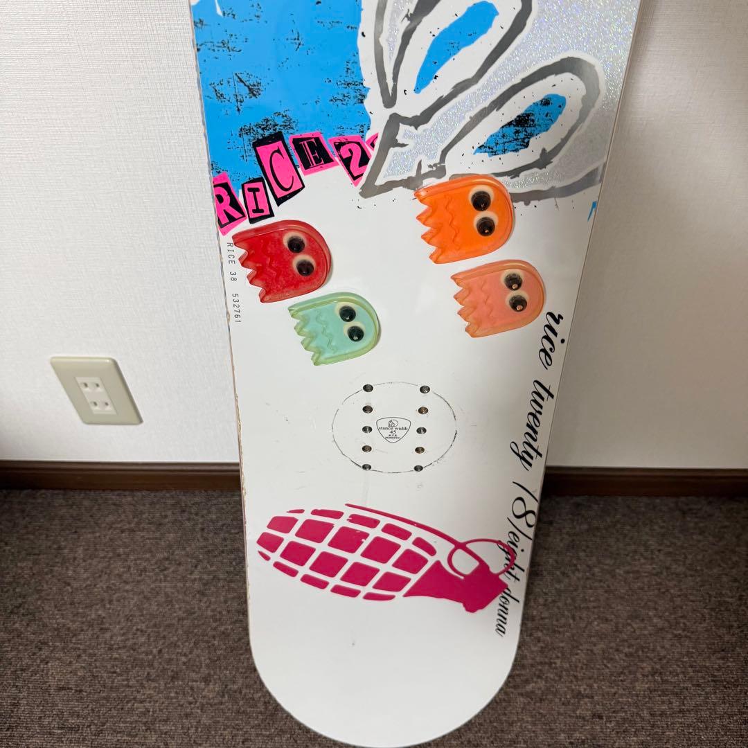 RICE28ライス28 donnaドナ138スノーボード板キャンバー 138cm