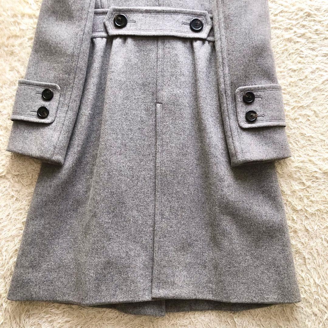 極美品♪BURBERRY BLUE LABEL♪2wayファーウールコート　L