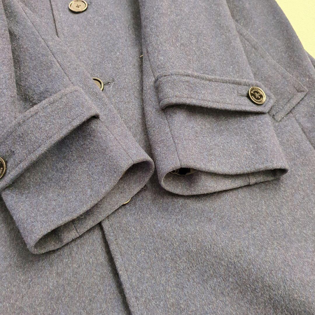 美品 BLACK LABEL CRESTBRIDGE カシミヤ混 LL ネイビー