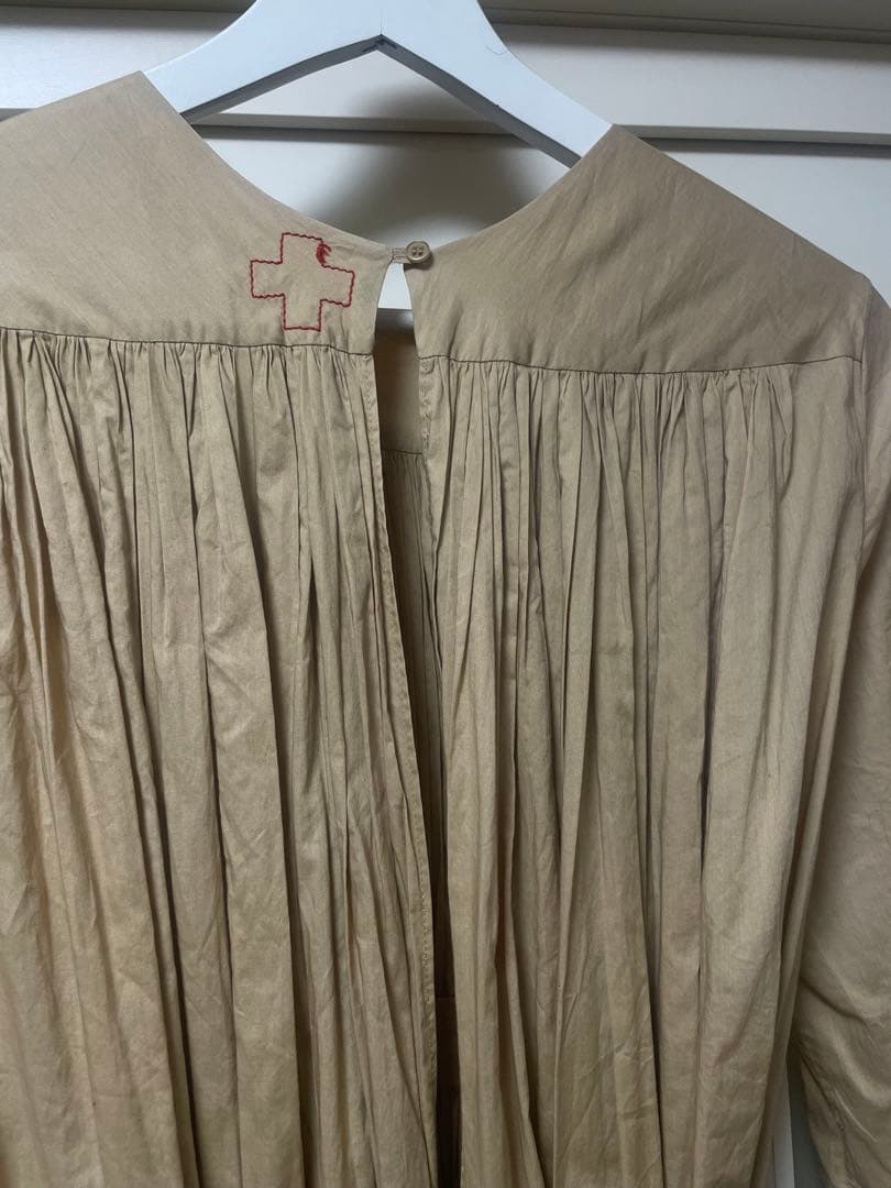 A.F.VANDEVORST ベージュ ワンピース プリーツ コルセット