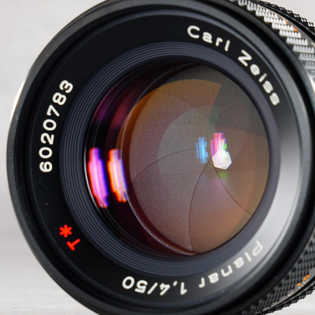 整＆テ済 Carl Zeiss Planar 50mm F1.4 AEJ 783