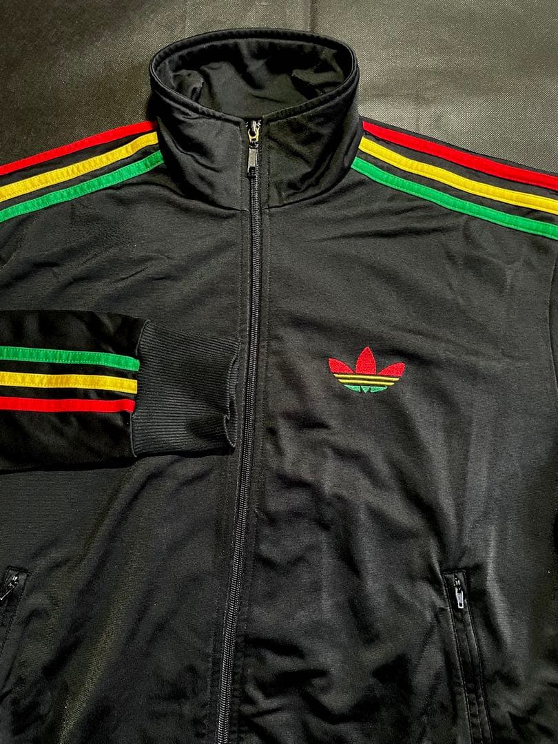 ★大人気！ アディダス トラックジャケット ラスタカラー ジャージ
