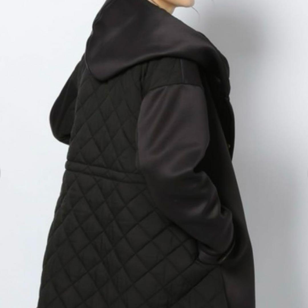 バンヤードストーム　キルティングドッキングコート　黒