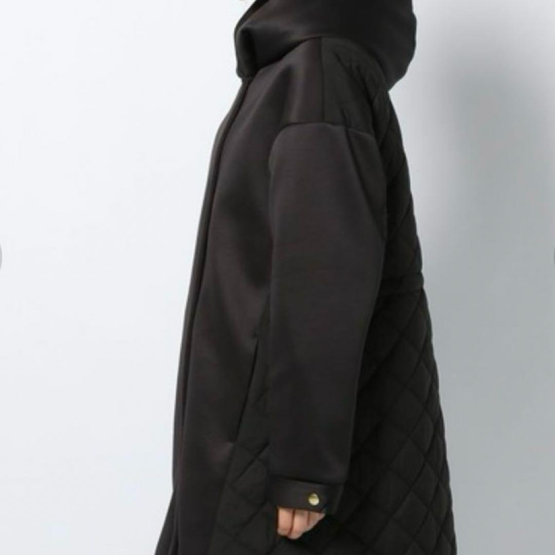 バンヤードストーム　キルティングドッキングコート　黒