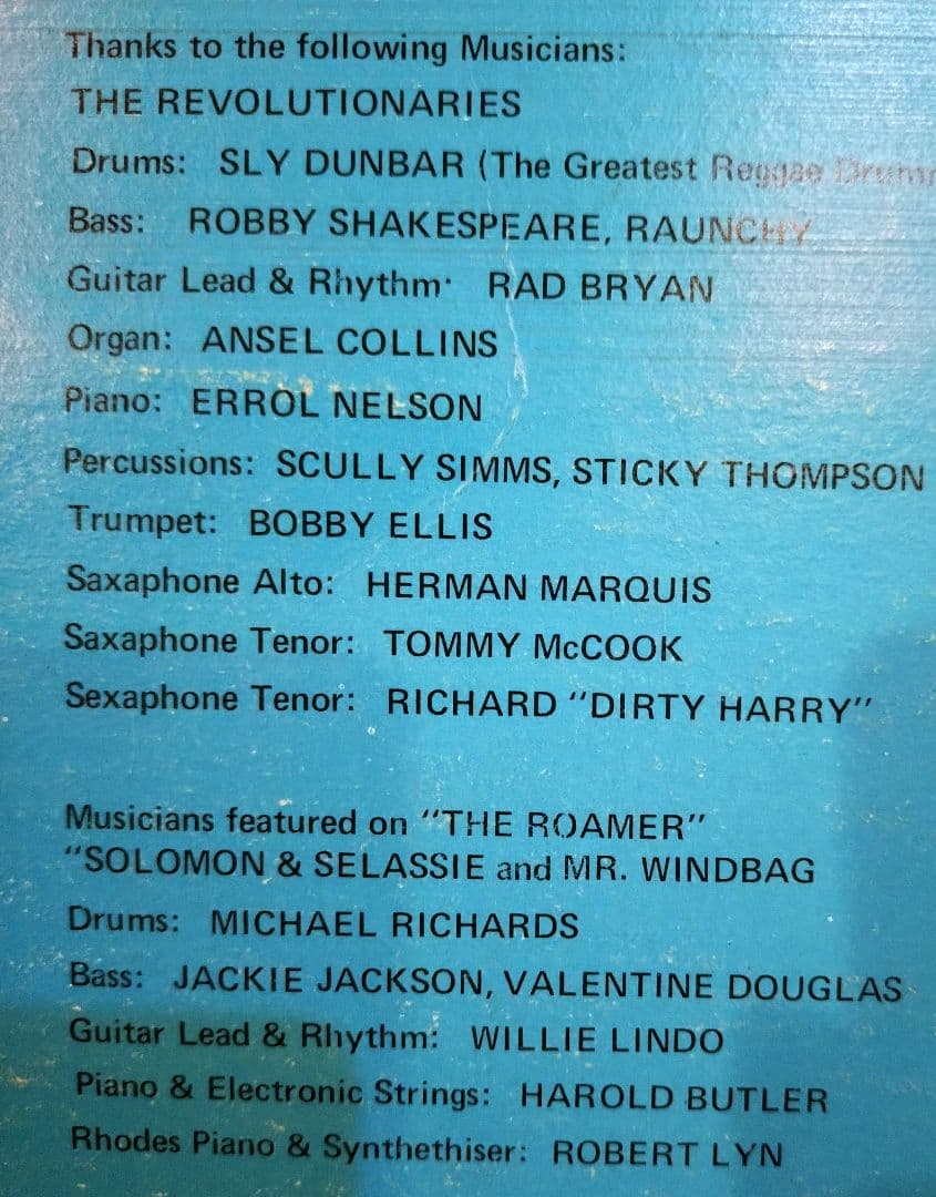 洋楽 DERRICK HARIOTT REVOLUTIONARIES