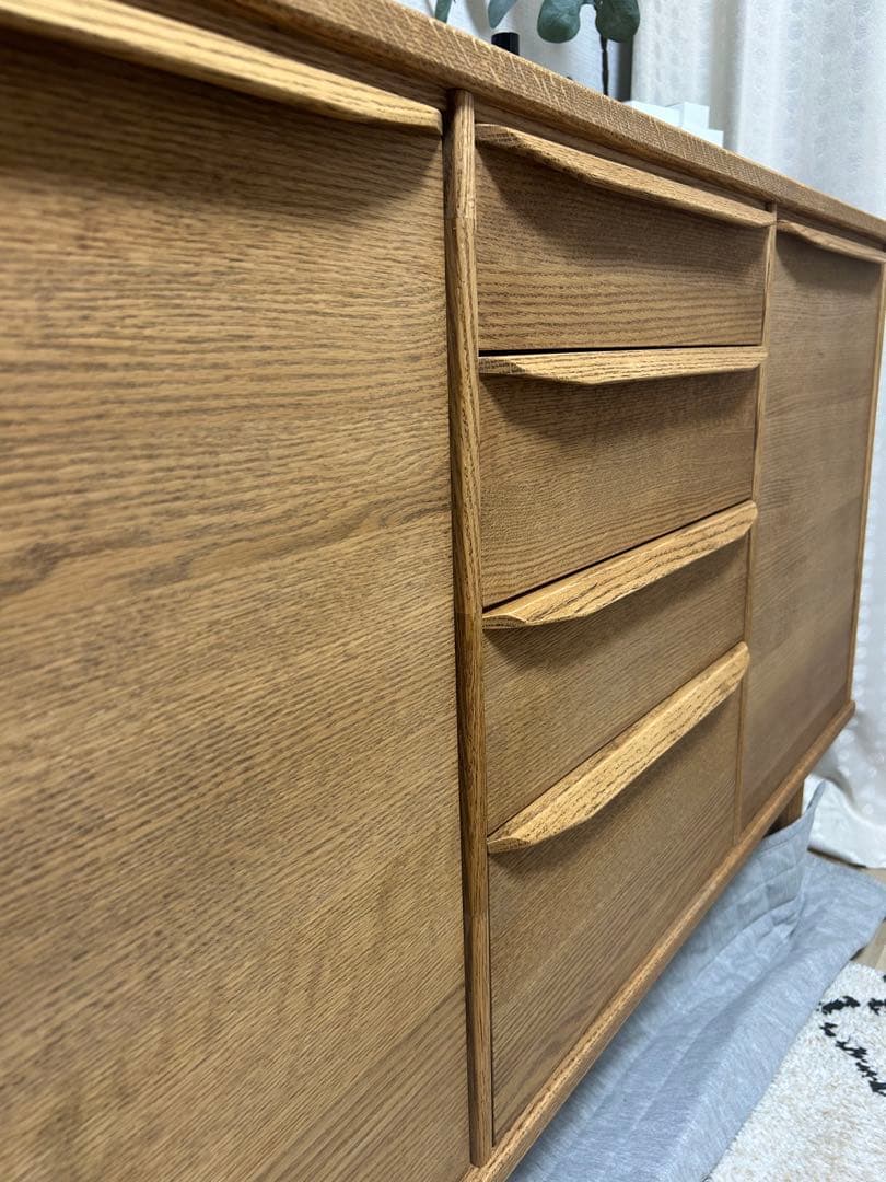 【美品】MOMO NATURAL モモナチュラル キャビネット サイドボード