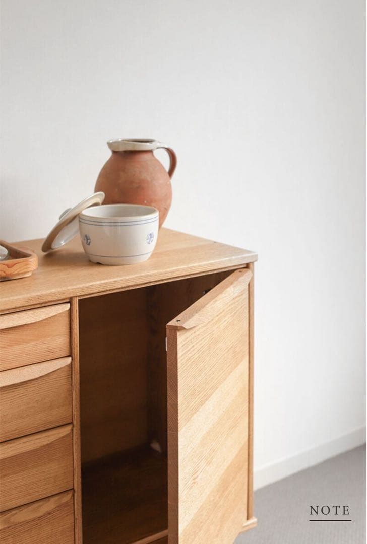 【美品】MOMO NATURAL モモナチュラル キャビネット サイドボード