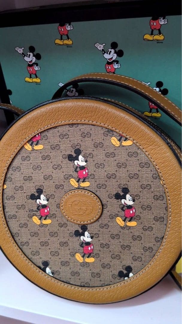 ミッキーマウス ラウンドショルダーバッグ
