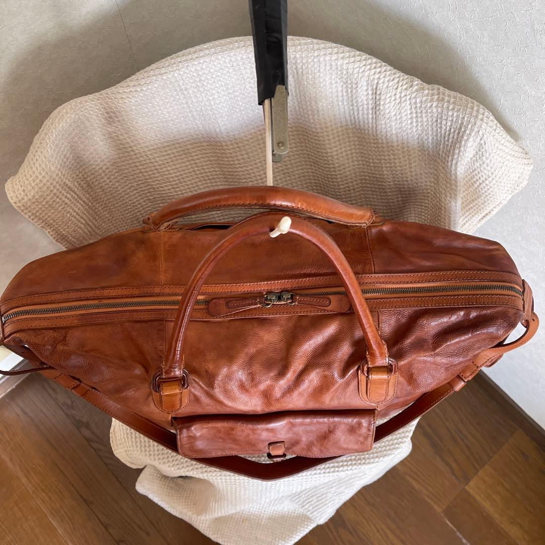 ◇ genten ゲンテン 2wayレザーショルダーバッグ ボストンバッグ ◇