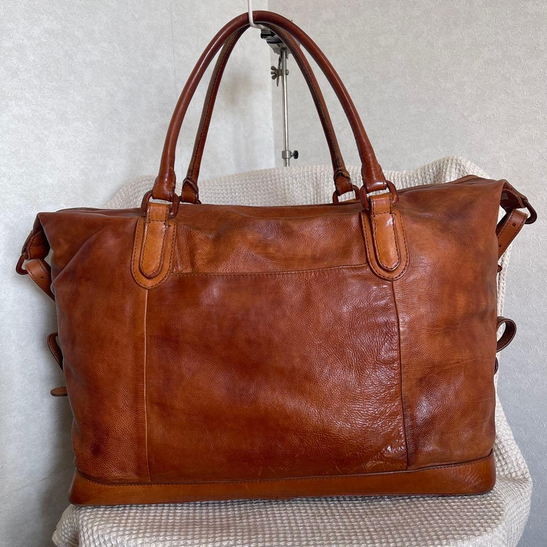 ◇ genten ゲンテン 2wayレザーショルダーバッグ ボストンバッグ ◇