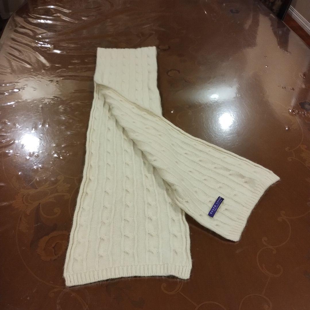 enna様❣️ カシミヤ！Ralph Laurenバーフルレーベルマフラー