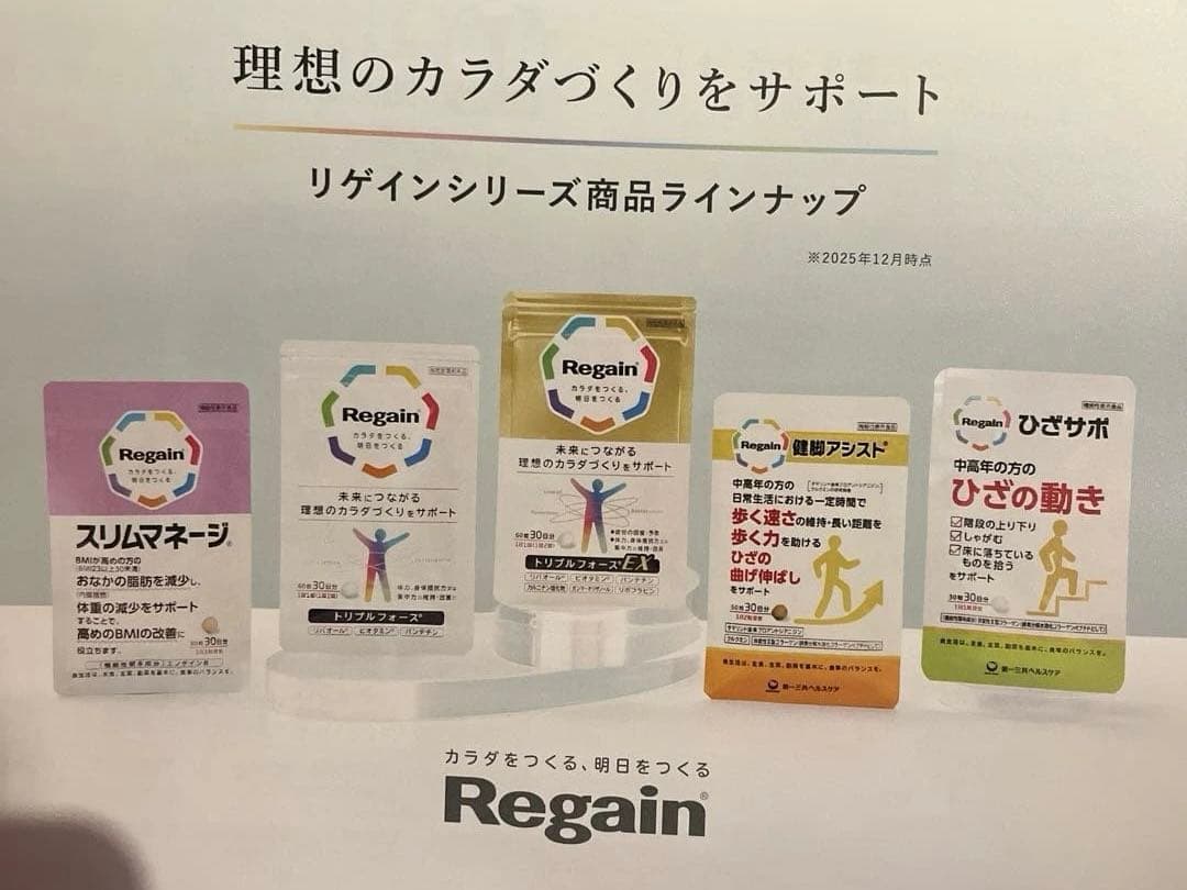 p*D様 Regain スリムマネージ 90粒 30日分✖️3袋