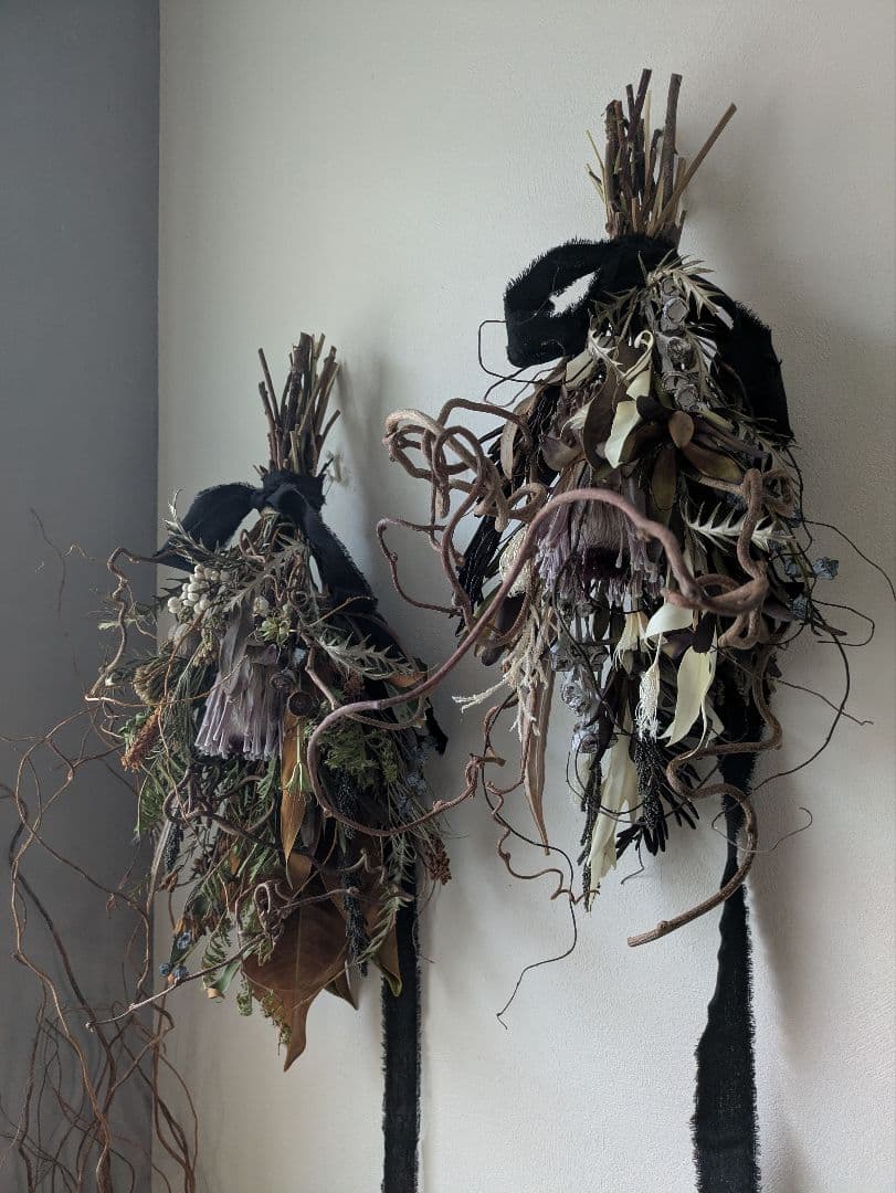 ドライフラワー　スワッグ　インテリア　サロンインテリア