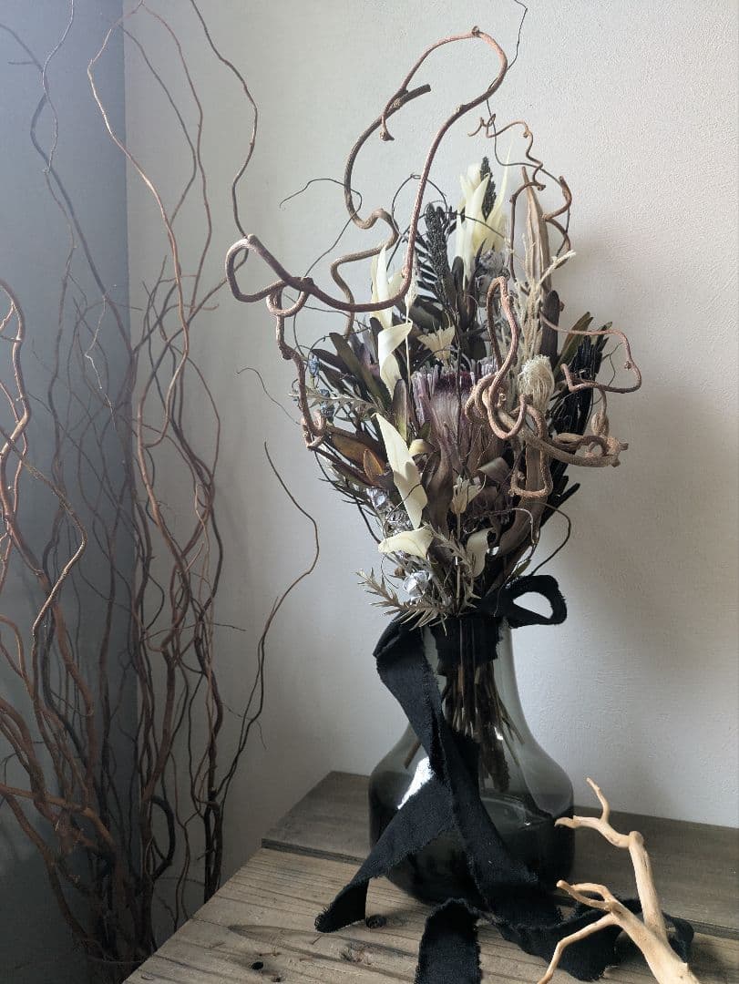 ドライフラワー　スワッグ　インテリア　サロンインテリア