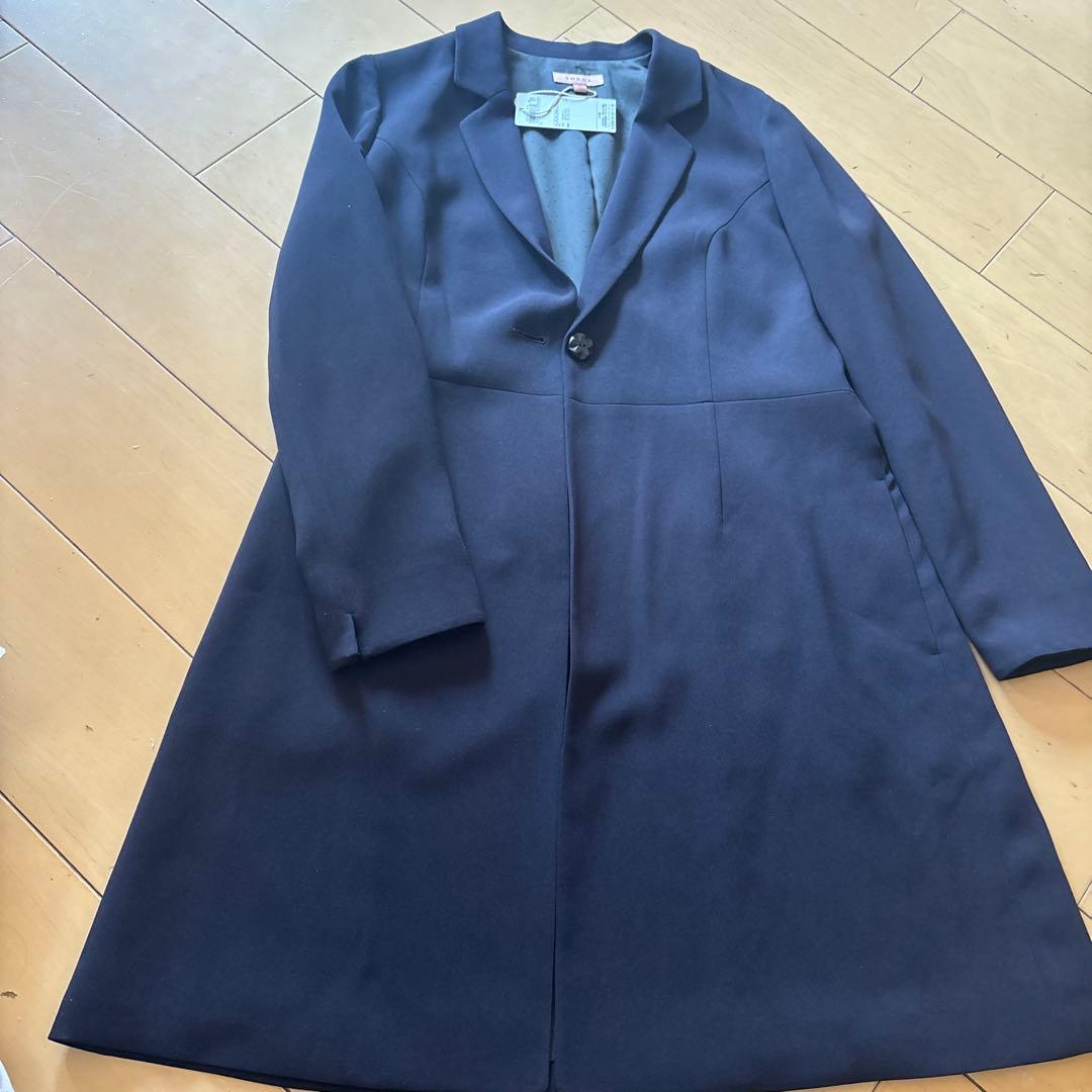 TOCCA ネイビー チェスターコート サイズ6 トッカ スプリングコート