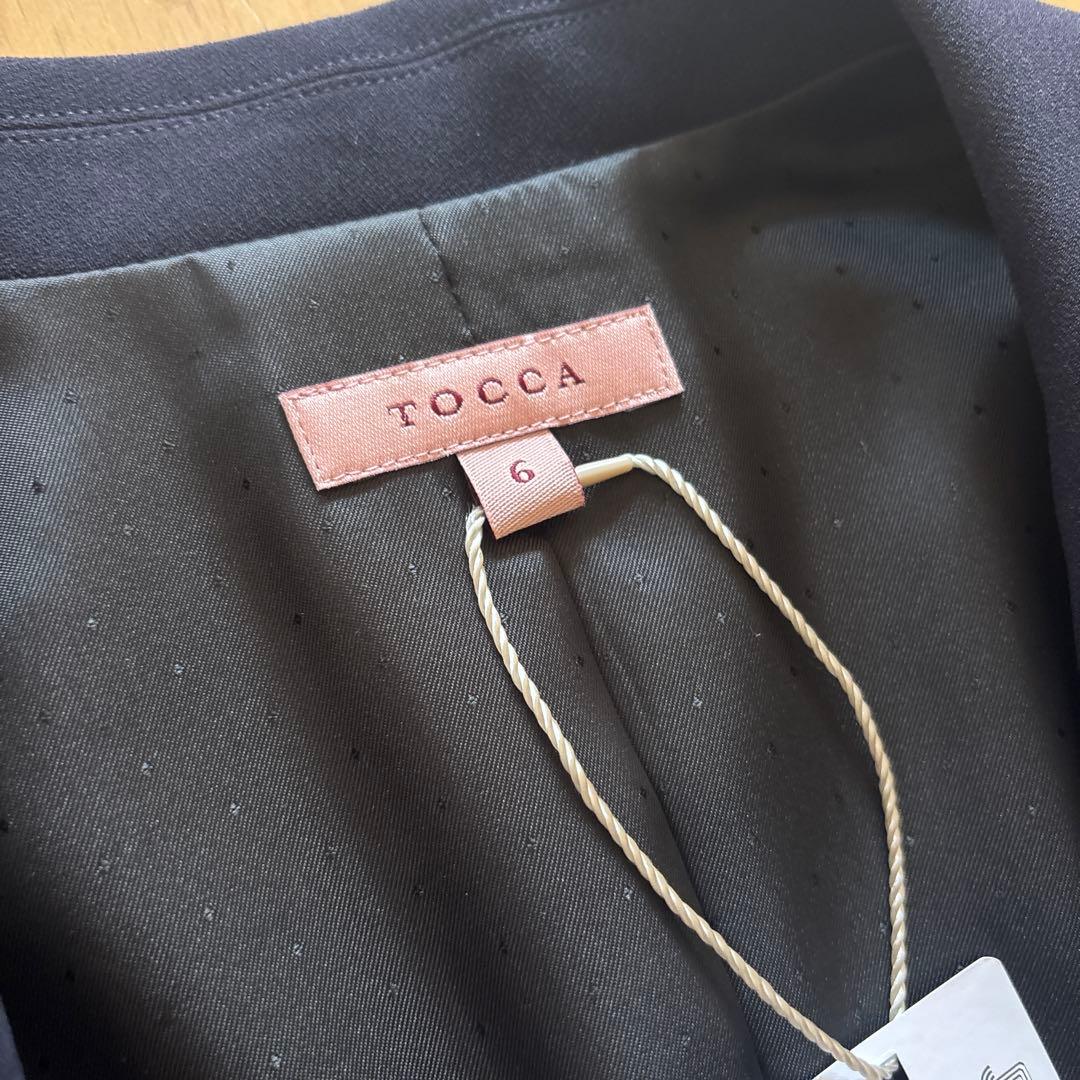 TOCCA ネイビー チェスターコート サイズ6 トッカ スプリングコート