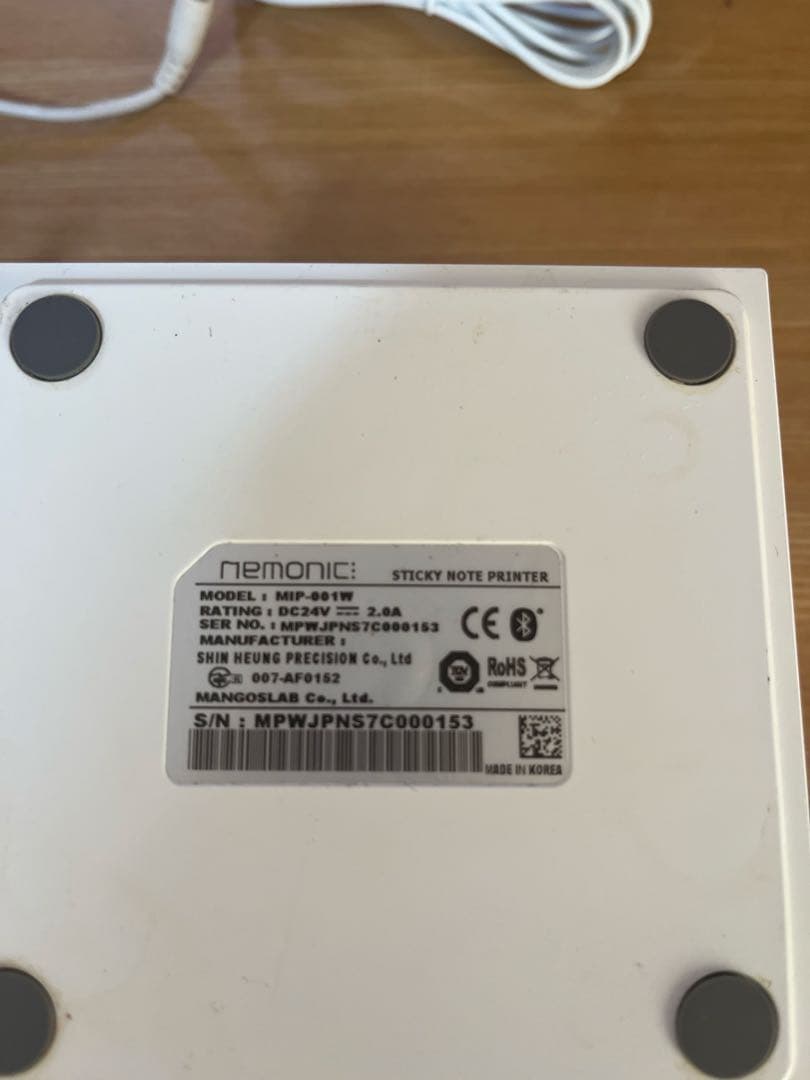 nemonic ネモニック 感熱式ふせんプリンター ラベルプリンター　セット