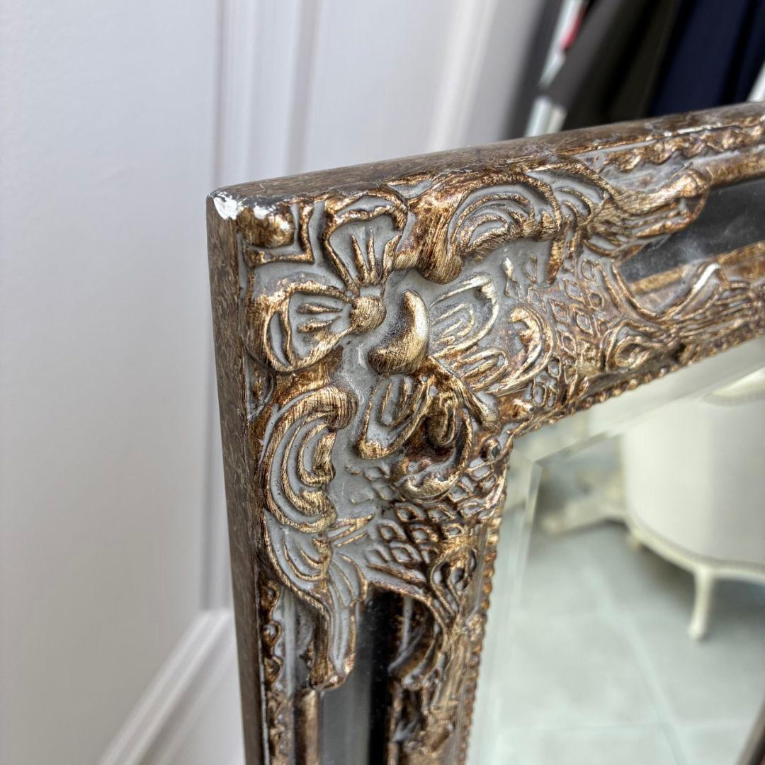 アンティーク調　全身鏡　フレーム 姿見 スタンドミラー