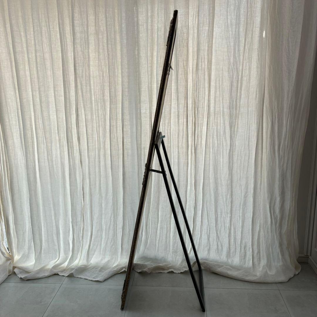 アンティーク調　全身鏡　フレーム 姿見 スタンドミラー