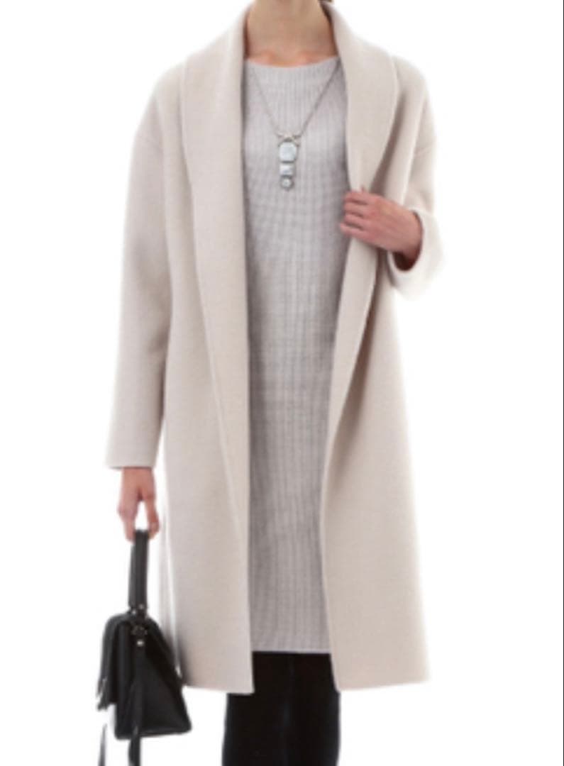 BOSCH ボッシュ　B ability ウールガウンコート　36 ベージュ