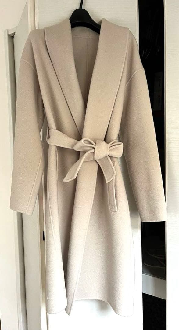 BOSCH ボッシュ　B ability ウールガウンコート　36 ベージュ