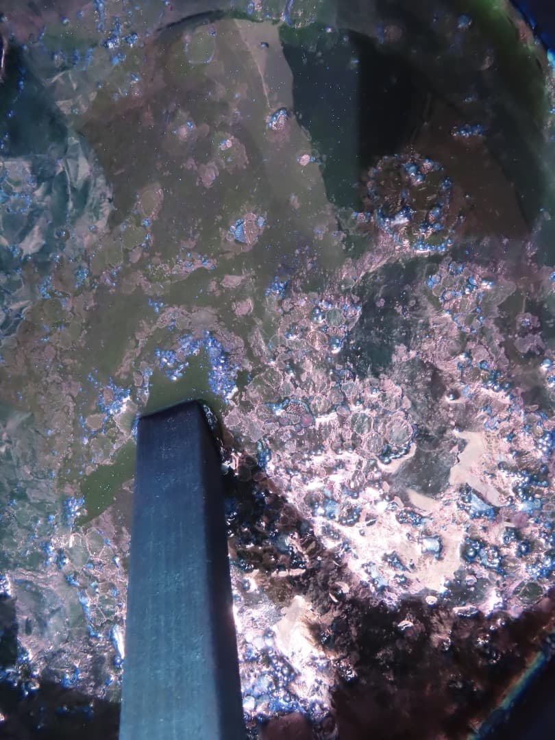 藍染　正月飾り　しめ縄　大単体　手染め