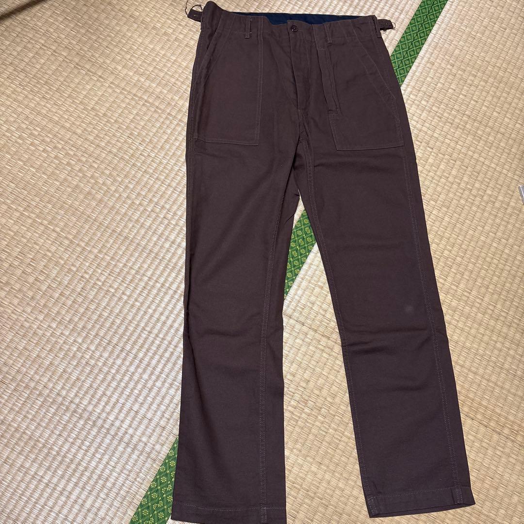 エンジニアードガーメンツ　ブラウンダックベイカーパンツ