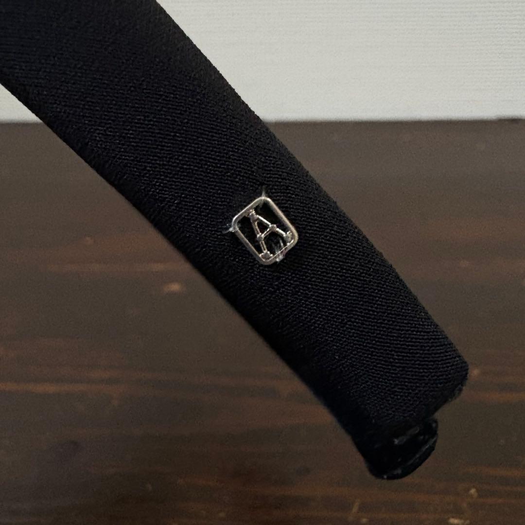 ALEXANDRE DE PARIS ヘッドバンド サテン ブラック です♩