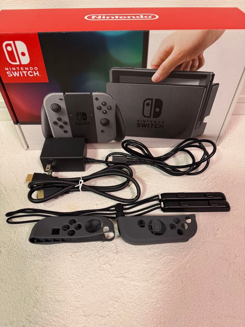 Nintendo Switch本体＋コントローラー セット　ソフト&SDカード付