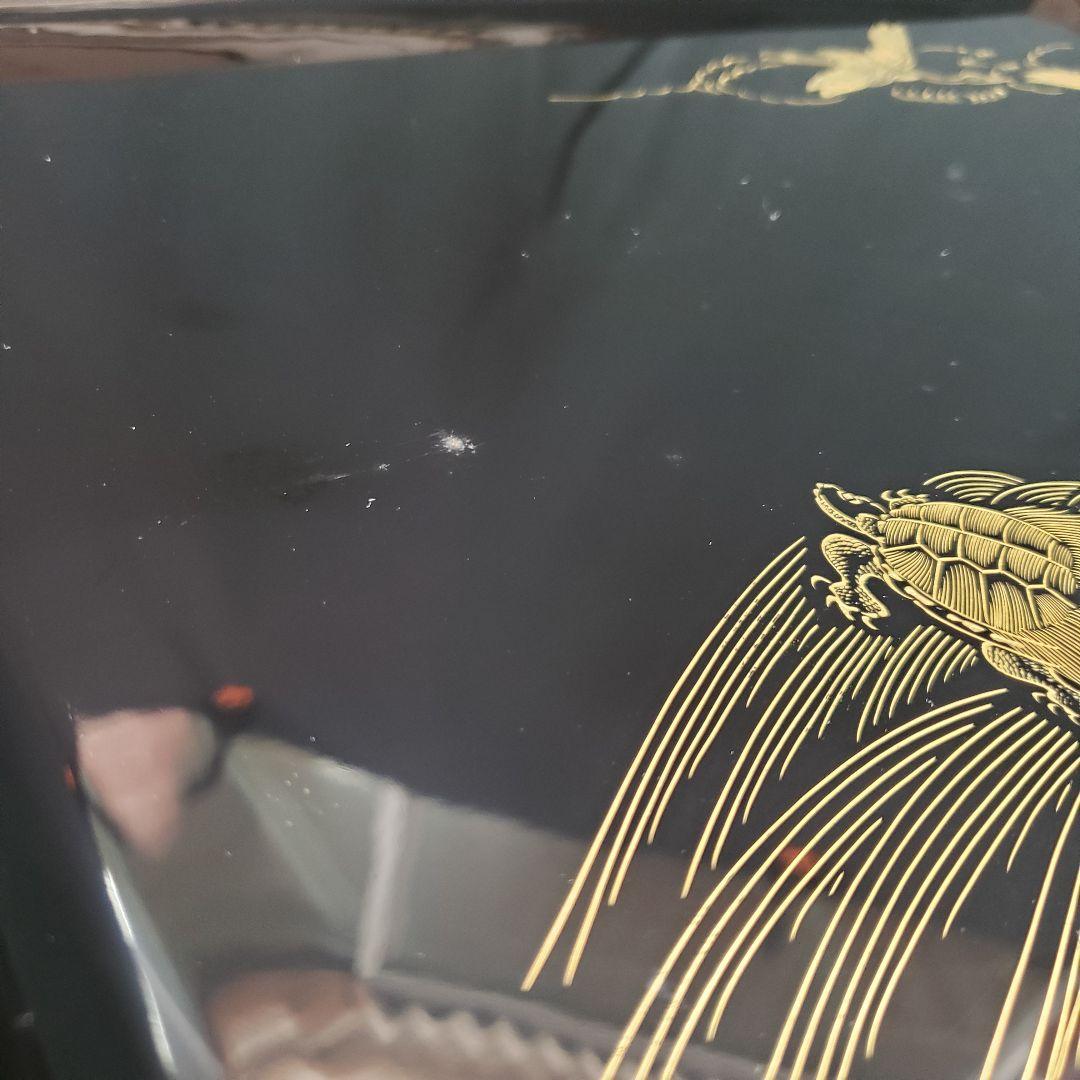 未使用品 輪島塗 屠蘇器 五島屋 謹製 塗師 松崎俊峰作 共箱付き漆器 うるし