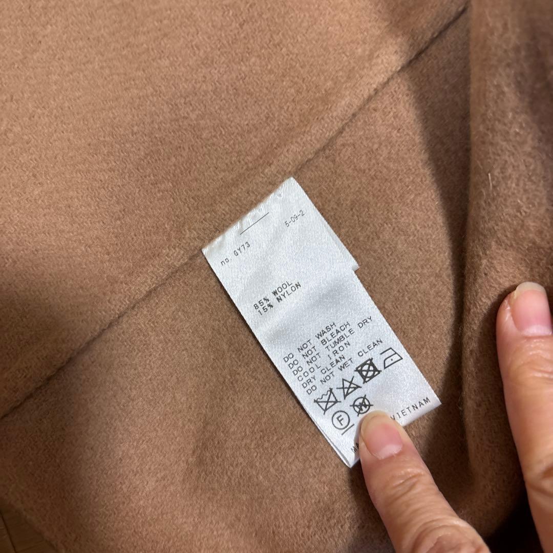 イエナ　スタンドカラーウールポンチョ　11月いっぱいの出品です。