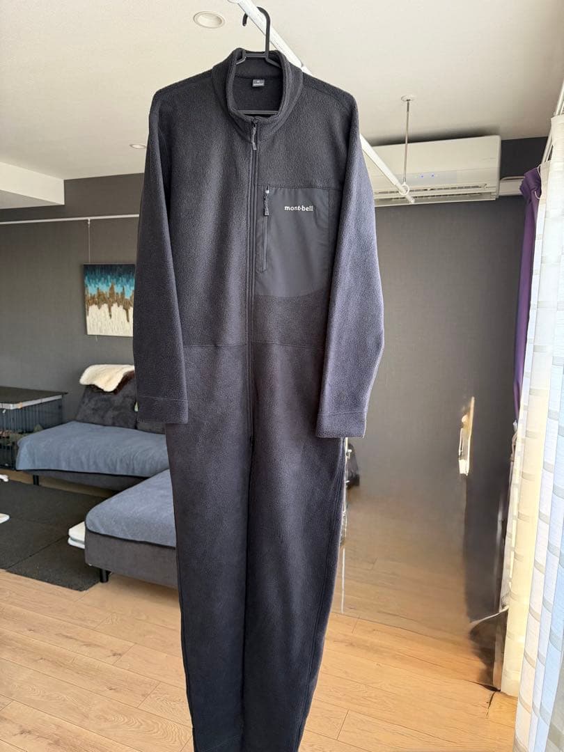 モンベル ストレッチ クリマプラスアクションワンピース男女兼用 XL ツナギ