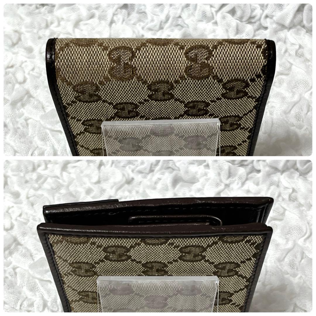 未使用級✨GUCCI グッチ　GG キャンバス　インターロッキング　折り財布