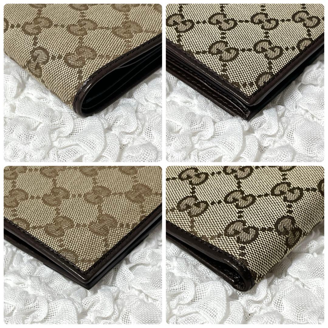 未使用級✨GUCCI グッチ　GG キャンバス　インターロッキング　折り財布