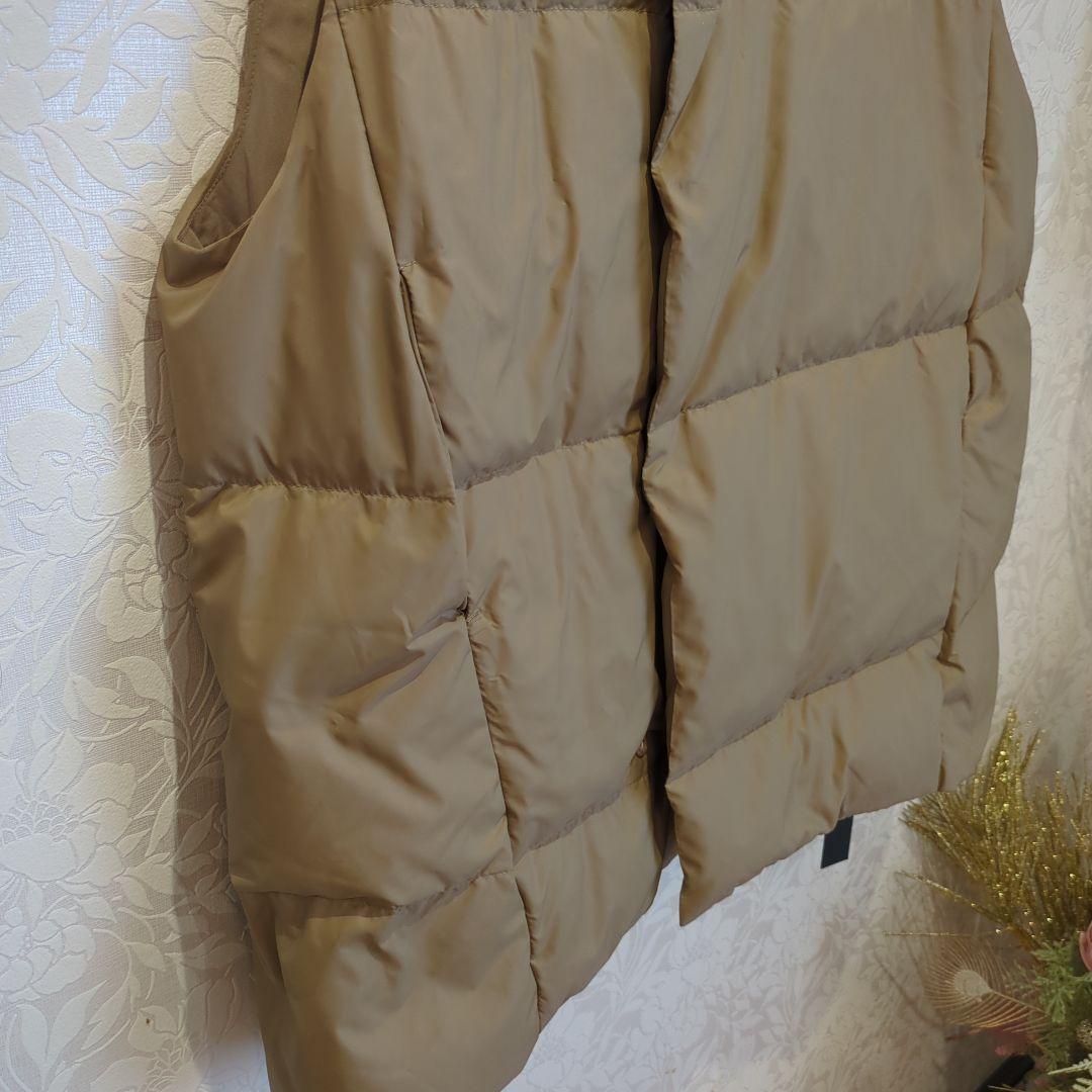 ★新品タグ付★★ミズイロインド ベージュ ダウンベスト ♥大人気品♥4万弱